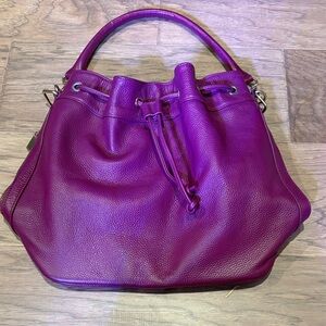 Ora Delphine Vibrant Purple Hobo Bag